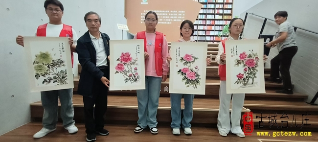 台儿庄博物馆展出刘同林国画“国色天香” 笔墨间尽显古城风华与幸福生活（图）