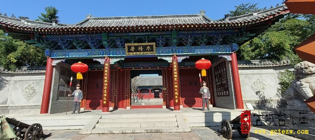 台儿庄古城参将署《王履安先生百年书画展）筹备工作紧张进行中（图）