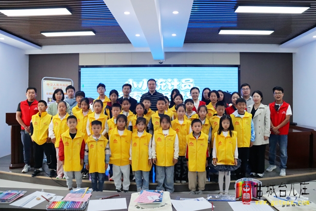 台儿庄：统计宣传进社区 小少年解锁“超能力”